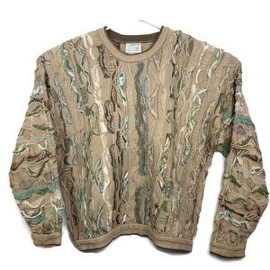 Vintage 90's Crazy Design Coogi Sweater Size L